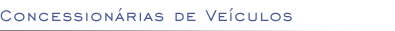 Concessionárias de Veículos